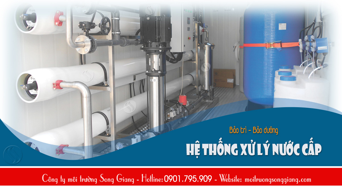 Bảo trì - bảo dưỡng hệ thống xử lý nước cấp