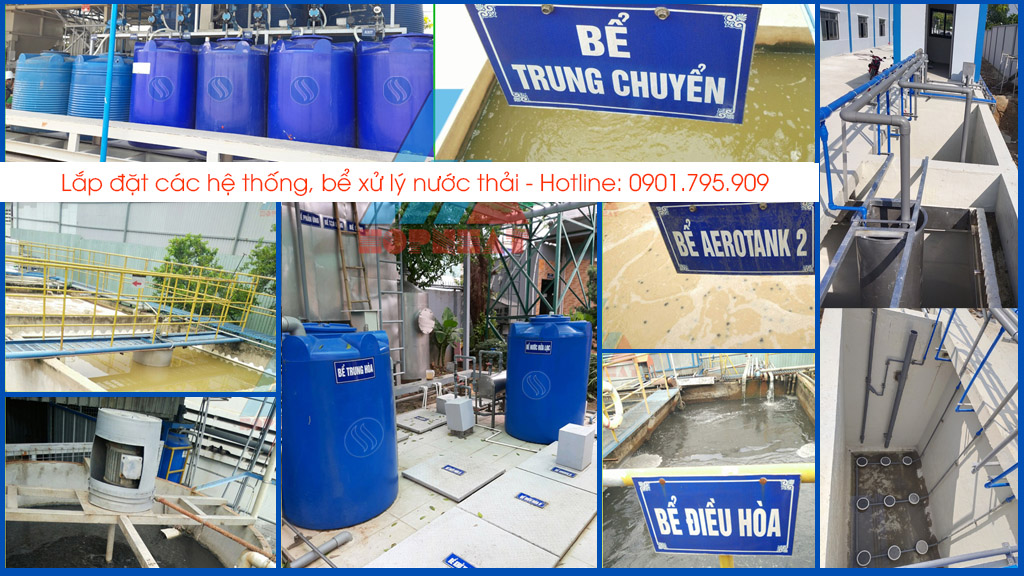 Các loại bể và sự cố xử lý nước thải trong hệ thống
