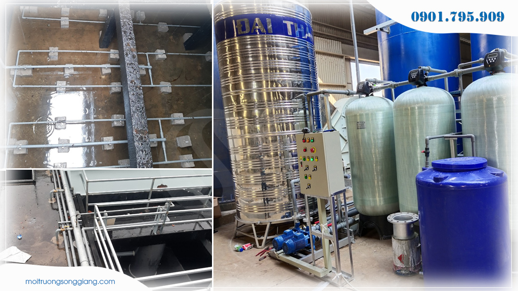 Xây dựng, lắp đặt hệ thống xử lý nước thải sinh hoạt