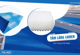 Các thông số kỹ thuật của tấm lắng Lamen