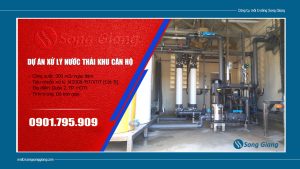 Dự án nước thải khu căn hộ cao cấp