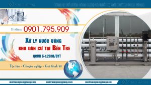 Xử lý nước uống khu dân cư tại Bến Tre