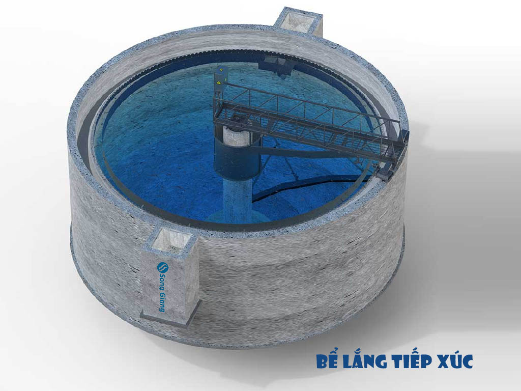 Bể lắng tiếp xúc