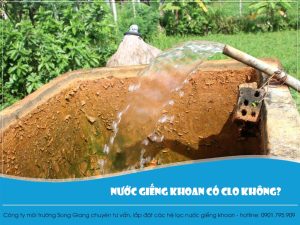Giải pháp xử lý Clo trong nước giếng khoan