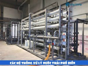 4 hệ xử lý nước thải phổ biến nhất hiện nay