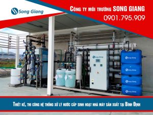 Xử lý nước giếng thành nước cấp sản xuất