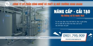 Nâng cấp cải tạo hệ thống xử lý nước thải