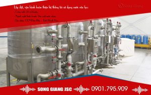 Lắp đặt, vận hành hệ thống nước rửa lọc