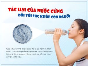 Tác hại của nước cứng đối với sức khỏe con người