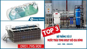 Xử lý nước thải hộ gia đình