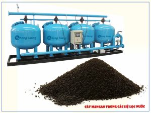 Tìm hiểu về thành phần cát Mangan trong lọc nước