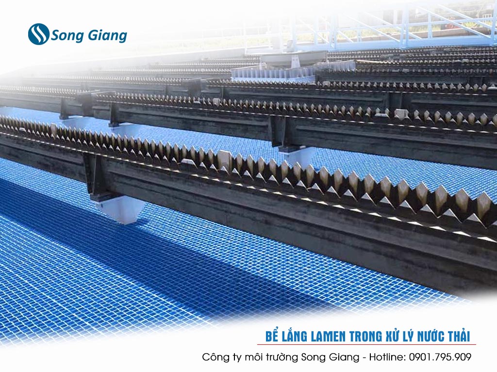Bể lắng lamen