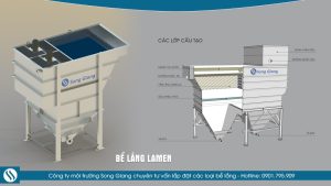 Phương pháp tính toán thiết kế bể lắng Lamen