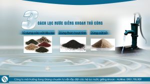 3 cách lọc nước giếng khoan thủ công hiệu quả