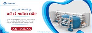 Lắp đặt hệ thống xử lý nước cấp