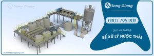 Thiết kế bể xử lý nước thải