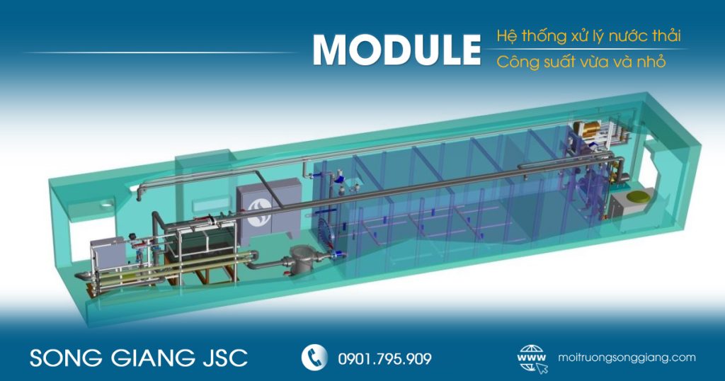 Module xử lý nước thải quy mô nhỏ