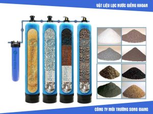 Vật liệu lọc nước giếng khoan phổ biến và cách dùng